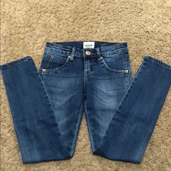 Hudson Skinny Jeans Mid Wash - Picture 3 of 3